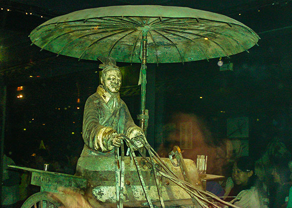 coachman statue in Terra Cotta Army Museum